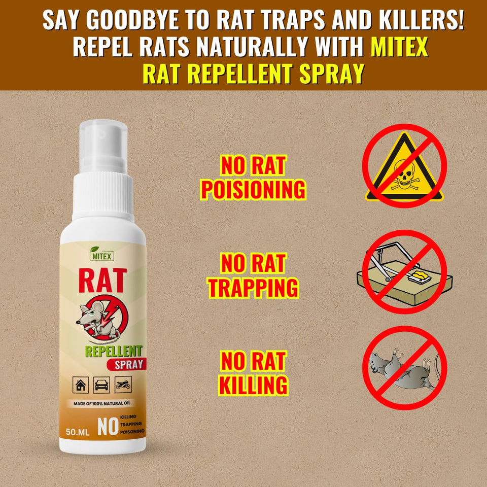 Rat Repellent Spray - Safe, Effective Rat Protection(BUY 1 GET 2 FREE)