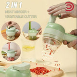Handheld Electric Vegetable Cutter Set