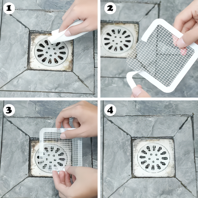 Drain Hole Hair Collector(Pack Of 10)