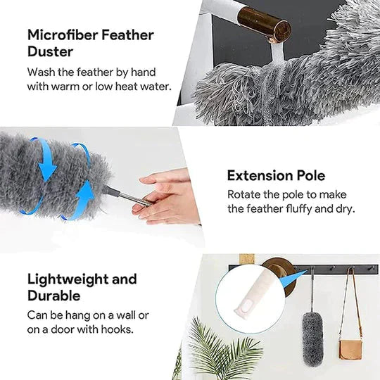 DUSTERPRO - BENDABLE & EXTENDABLE FAN CEILING DUSTER