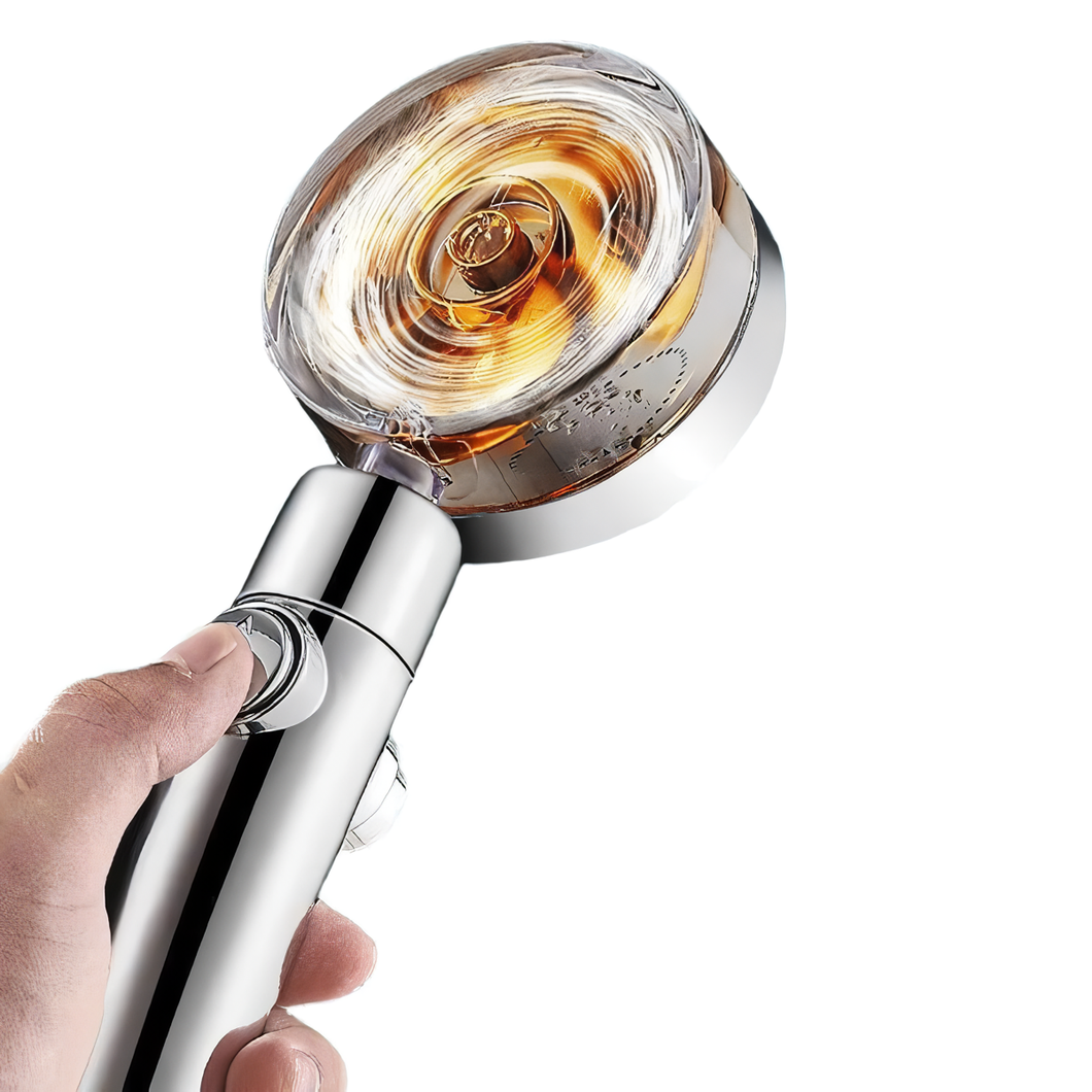 Pressurized Shower Head Turbine Shower