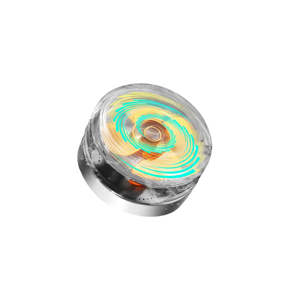Pressurized Shower Head Turbine Shower