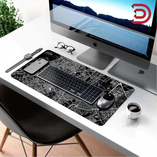 Printed Leather Desk Mat