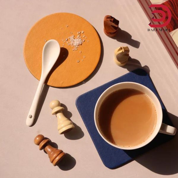 Double Sided Leather Coaster