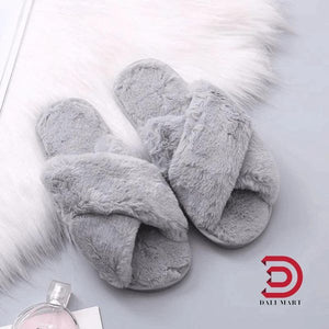 Faux Fur Slippers