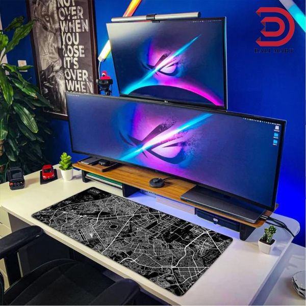 Printed Leather Desk Mat