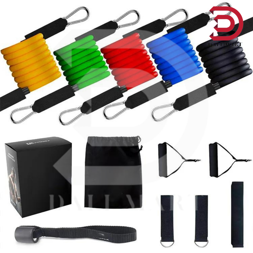 Portable Resistance Bands With Handles, Resistance Tubes