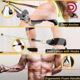 Portable Resistance Bands With Handles, Resistance Tubes