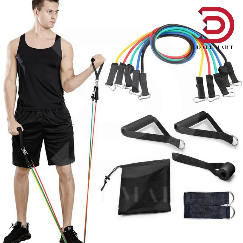 Portable Resistance Bands With Handles, Resistance Tubes