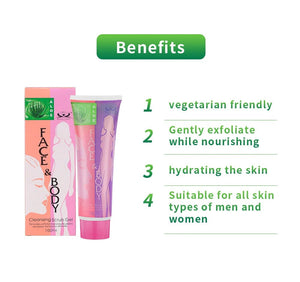 EXFOLIATING FRUIT FACE BODY SCRUB