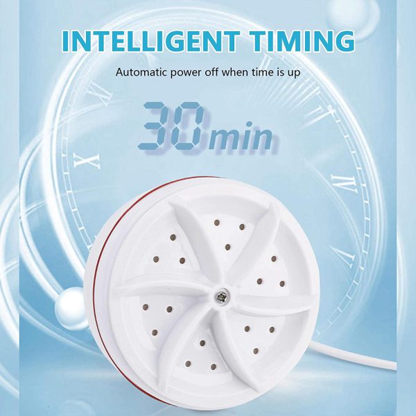 MINI WASHING MACHINE PORTABLE ULTRASONIC TURBINE WASHER