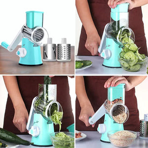 TABLE TOP DRUM GRATER VEGETABLE CUTTER