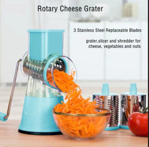 TABLE TOP DRUM GRATER VEGETABLE CUTTER