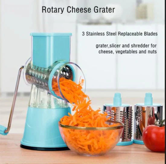 TABLE TOP DRUM GRATER VEGETABLE CUTTER